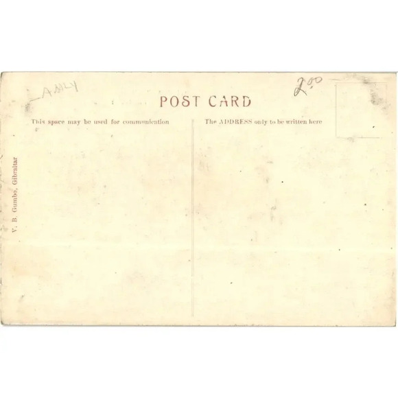 Land Port Gates Gibraltar Postcard - Picture 2 of 2